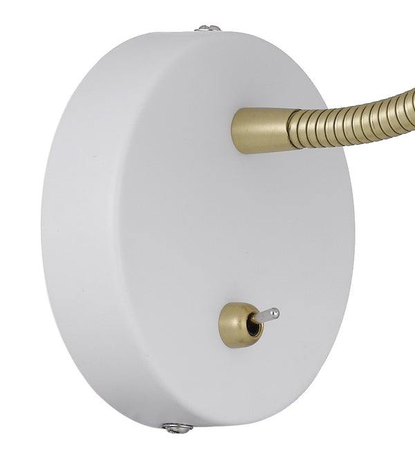 Telbix Farbon Short Wall Light White