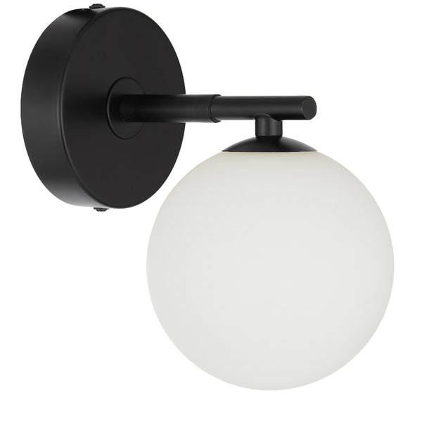 Telbix Felton 1 Light Wall Light Black Opal Matt