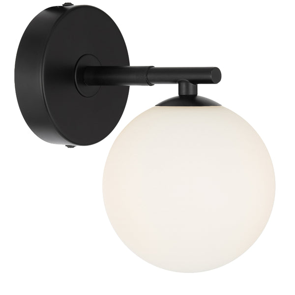Telbix Felton 1 Light Wall Light Black Opal Matt