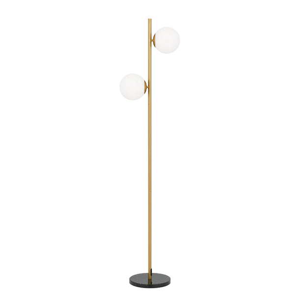 Telbix Figaro 2 Lights Floor Lamp Antique Gold