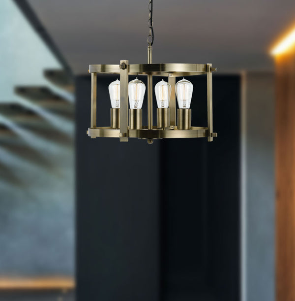 Telbix Finley 46 Pendant Antique Brass