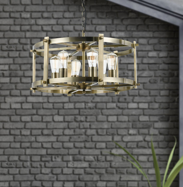 Telbix Finley 60 Pendant Antique Brass
