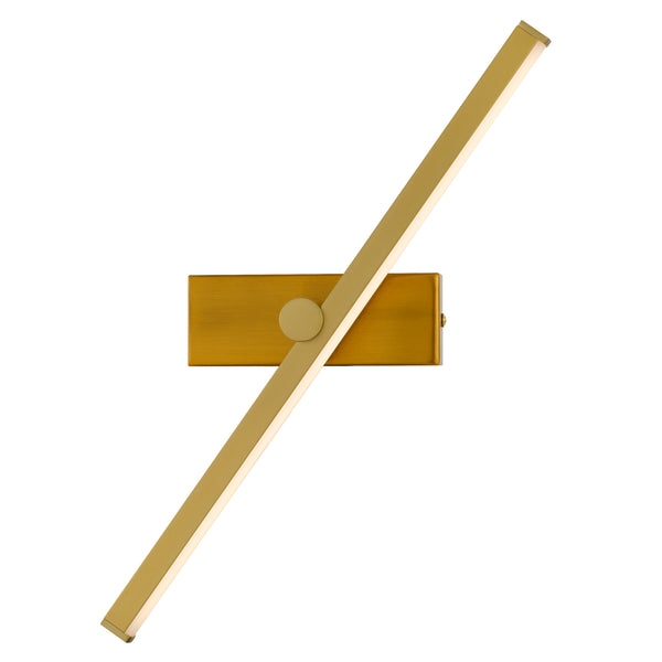 Telbix Foley 40 Vanity Wall Light Antique Gold