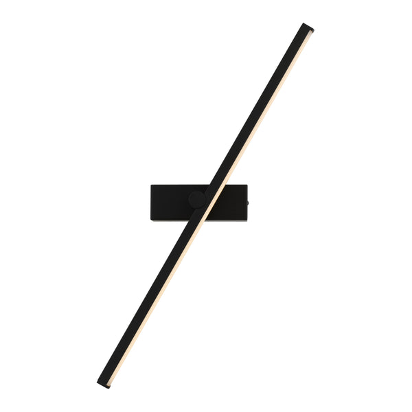 Telbix Foley 60 Vanity Wall Light Black