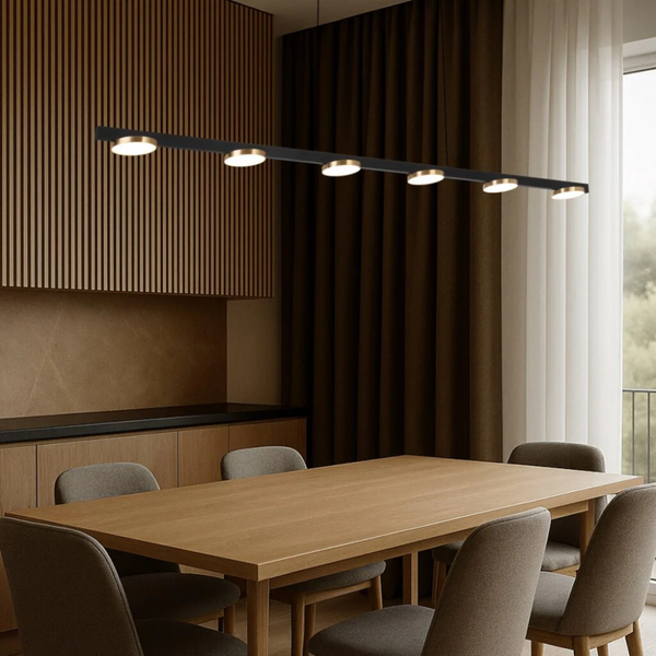 Telbix Fordo 180cm Pendant Black