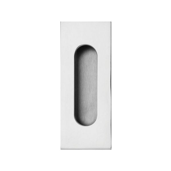 Lockwood 120mm Stainless Steel Flush Pull Polished Stainless Steel