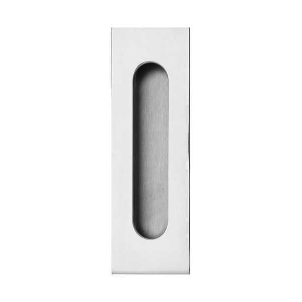 Lockwood 150mm Stainless Steel Flush Pull Polished Stainless Steel