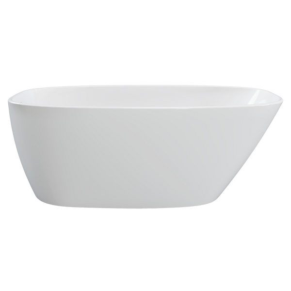 Fienza Athenia Freestanding Acrylic Bath 1700mm with Overflow White