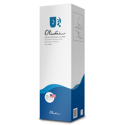 Oliveri Inline Water Filtration System Replacement Cartridge For Standard Water Use White