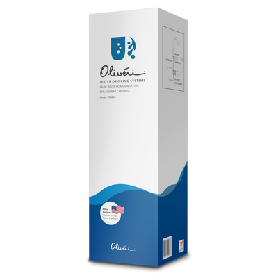 Oliveri Inline Water Filtration System Replacement Cartridge For Harsh Water Use White