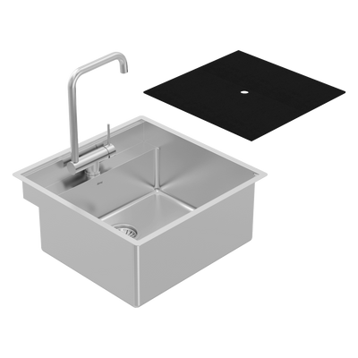 Abey Alfresco Covered Sink & Foldable Kitchen Tap Pack