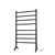Thermogroup Straight Round Free-Standing Heated Towel Rail Matte Black