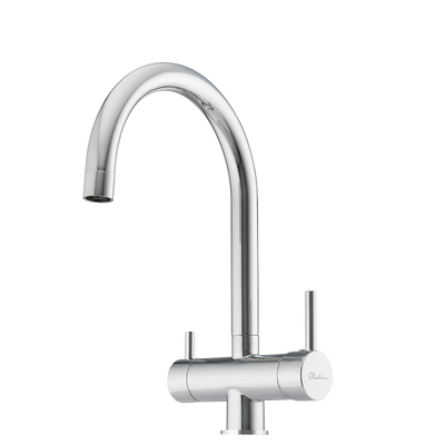 Oliveri Essentials Round Goose Neck 3 Way Filter Tap Chrome