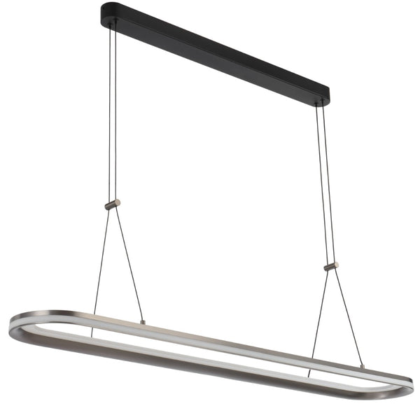 Telbix Fulcrum Rectangle Pendant Grey