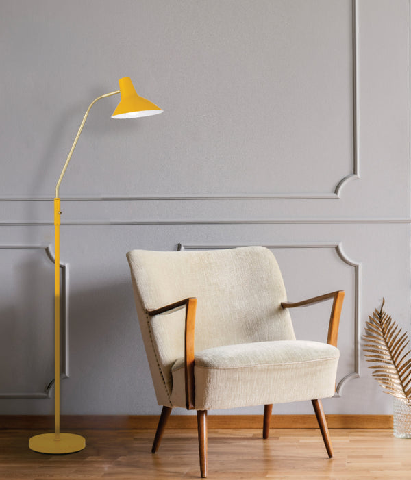 Telbix Farbon Floor Lamp Yellow