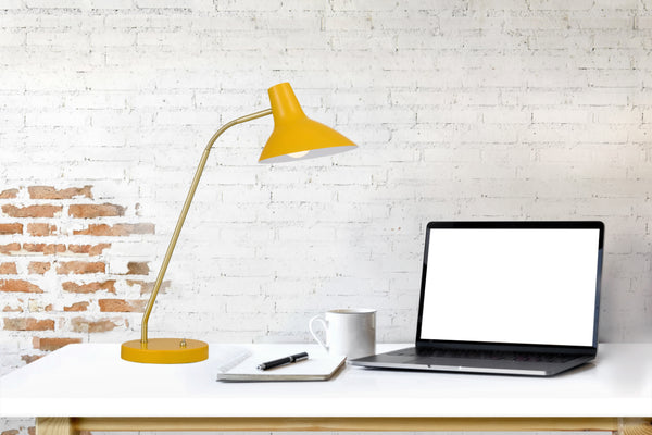 Telbix Farbon Table Lamp Yellow