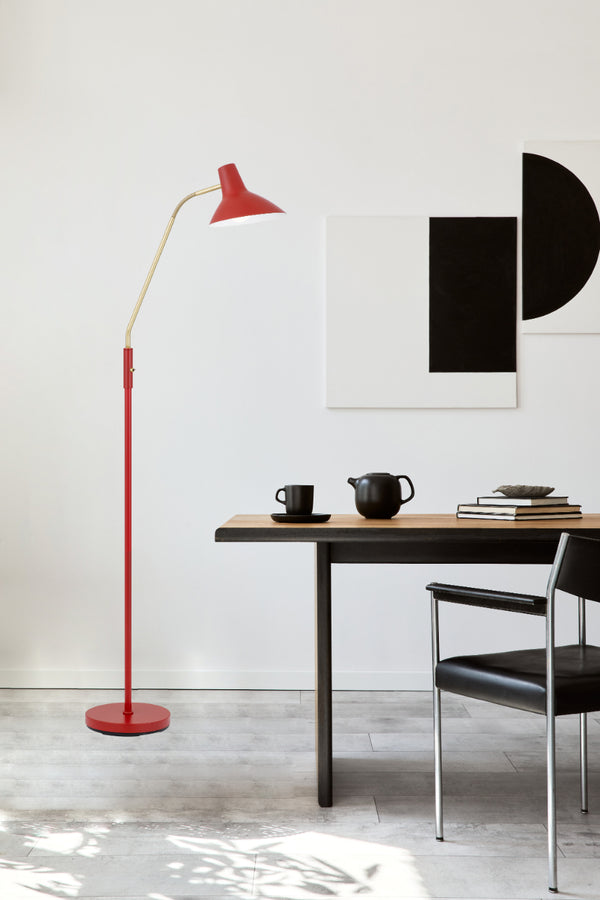 Telbix Farbon Floor Lamp Red
