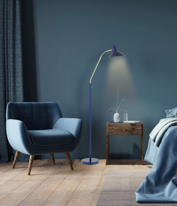 Telbix Farbon Floor Lamp Blue
