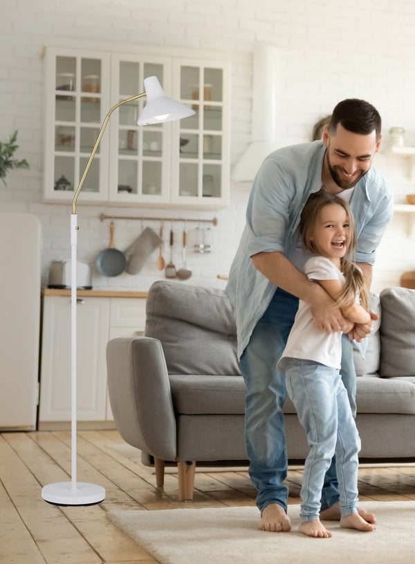 Telbix Farbon Floor Lamp White