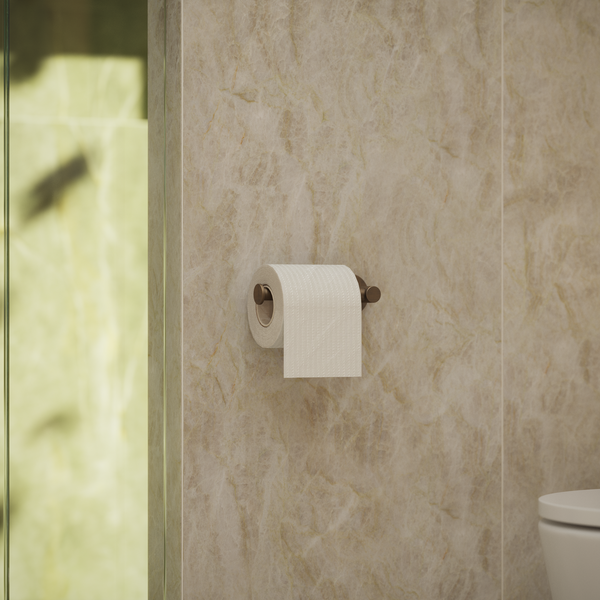 Alma Farina Toilet Roll Holder Brushed Vintage Antique Brass