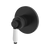 Fienza Eleanor Wall Mixer Matte Black with Ceramic Handle