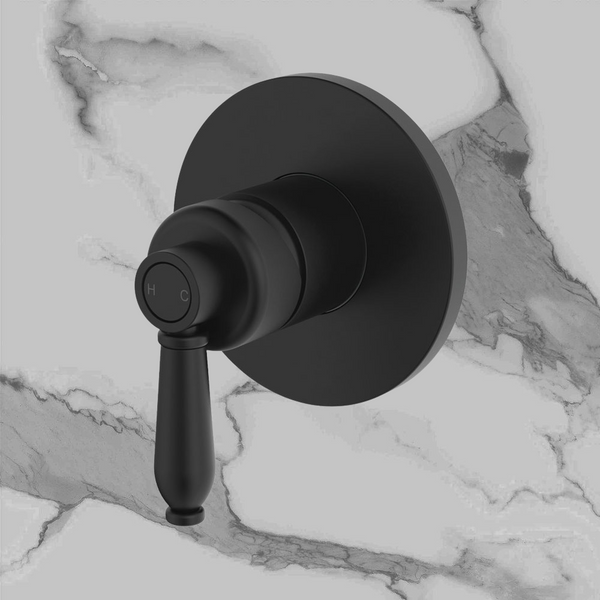 Fienza Eleanor Wall Mixer Matte Black