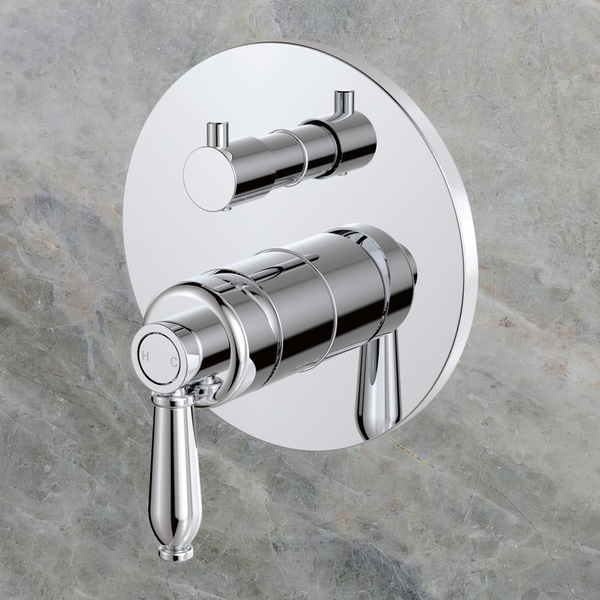 Fienza Eleanor Wall Diverter Mixer Chrome