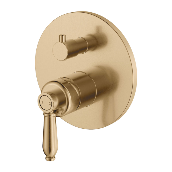Fienza Eleanor Wall Diverter Mixer Urban Brass