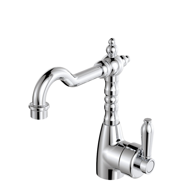 Fienza Eleanor Shepherds Crook Basin Mixer Chrome