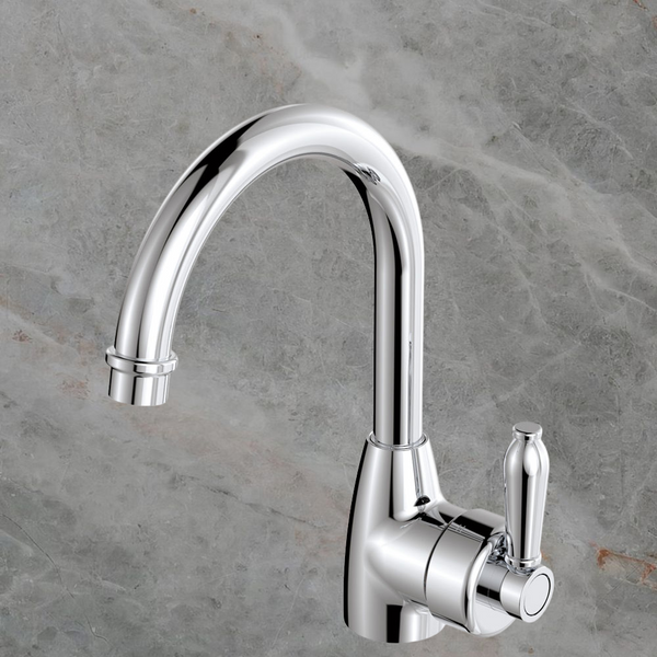 Fienza Eleanor Gooseneck Basin Mixer Chrome