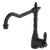Fienza Eleanor Shepherds Crook Sink Mixer Matte Black