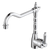 Fienza Eleanor Shepherds Crook Sink Mixer Chrome