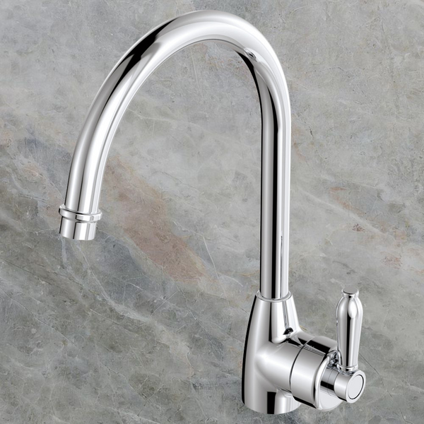 Fienza Eleanor Gooseneck Sink Mixer Chrome