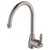 Fienza Eleanor Gooseneck Sink Mixer Brushed Nickel