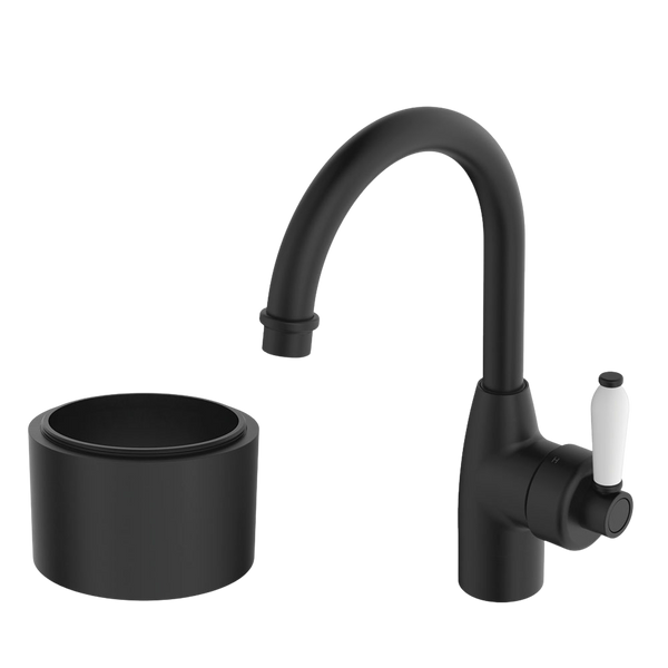 Fienza Eleanor 30mm Base Riser for Basin Mixers Matte Black