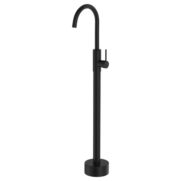 Fienza Kaya Floor Mounted Bath Mixer Matte Black