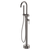 Fienza Kaya Floor Mounted Bath Mixer With Hand Shower Gun Metal