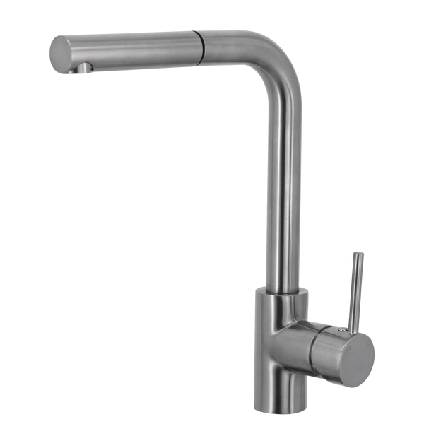 Fienza Isabella Deluxe Pull Out Kitchen Mixer Brushed Nickel