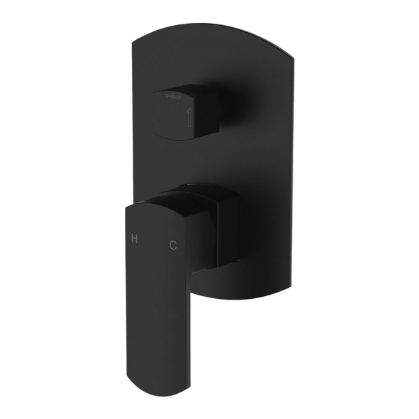 Fienza Koko Wall Diverter Mixer Matte Black
