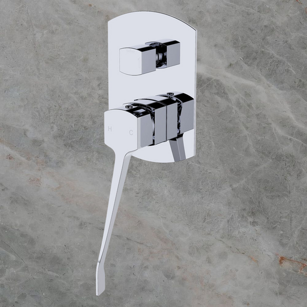 Fienza Koko Care Wall Diverter Mixer Chrome