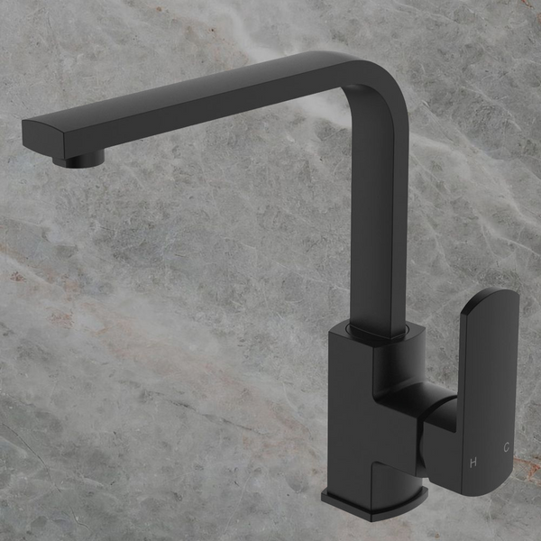 Fienza Koko Swivel Sink Mixer Matte Black