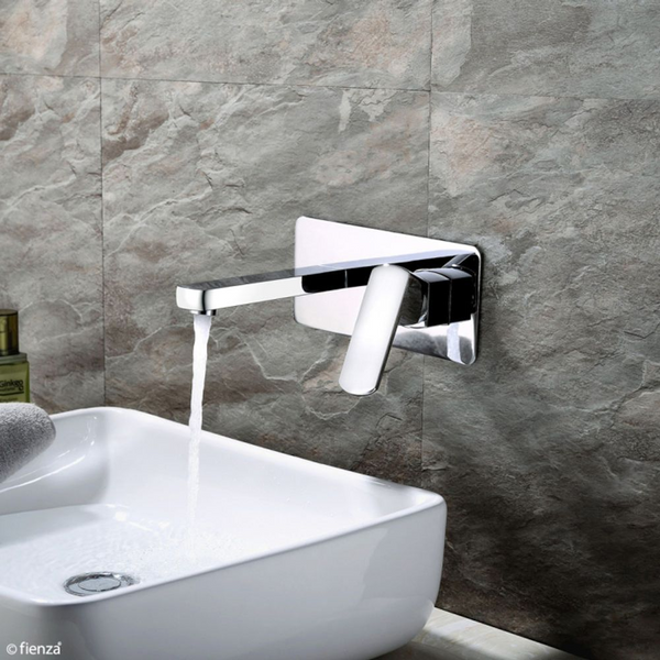 Fienza Koko Wall Mixer with Spout Chrome