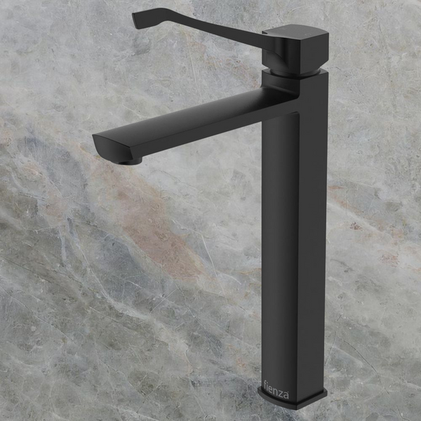 Fienza Koko Care Tall Basin Mixer Matte Black