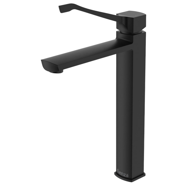 Fienza Koko Care Tall Basin Mixer Matte Black