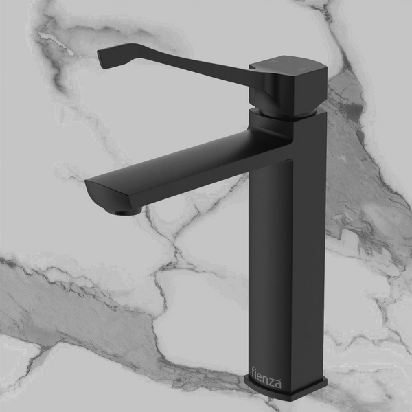 Fienza Koko Care Medium Basin Mixer Matte Black
