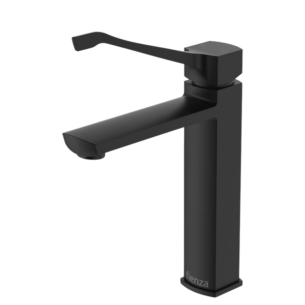 Fienza Koko Care Medium Basin Mixer Matte Black