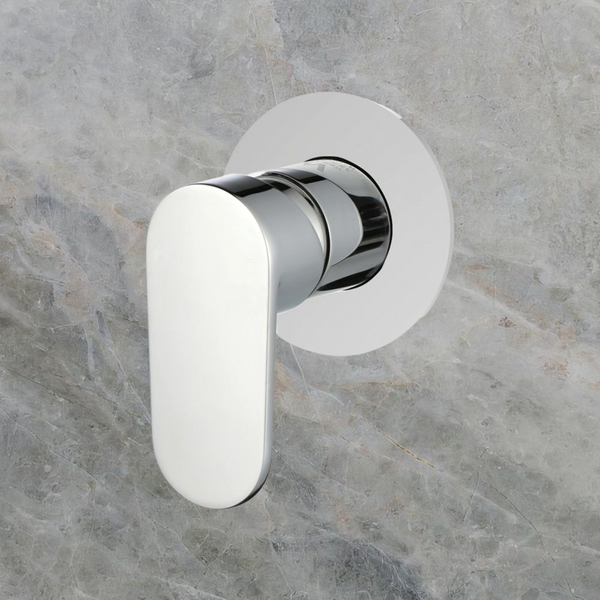 Fienza Empire Wall Mixer Round Plate Chrome