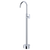 Fienza Empire Slim Floor Mounted Basin/Bath Mixer Chrome Lead Free