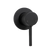 Fienza Hustle Wall Mixer Round Plate Matte Black