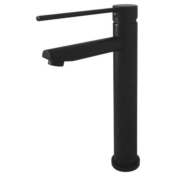 Fienza Hustle Care Tall Basin Mixer Matte Black